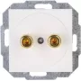 HEINRICH KOPP banaaniliitin 4 mm valkoinen uppoasennus 16A 30V AC/DC 951629004