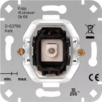 Kopp painikkeen sisäosa HK05/HK07 alumiini 504700000