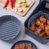 Fackelmann silikoninen kuumailmafriteerauskeittimen alusta 22,5 cm harmaa 45103