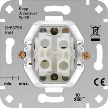 HEINRICH KOPP rullakytkinosa HK05/HK07 alumiini 250V 10A 504500004