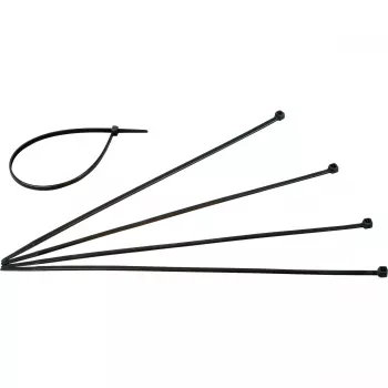 HEINRICH KOPP 328404090 nippuside 300 mm x 4,8 mm musta UV-kestävä säänkestävä 50 kpl pakkaus
