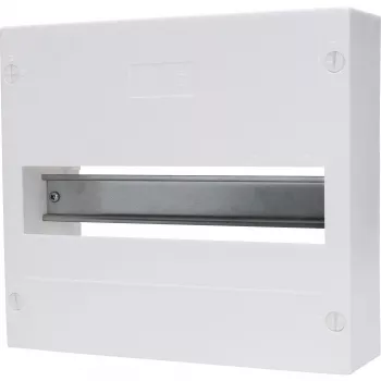 HEINRICH KOPP 344610006 pinta-asennettava jakokeskus, 14 moduuliyksikköä, 1 rivi, valkoinen