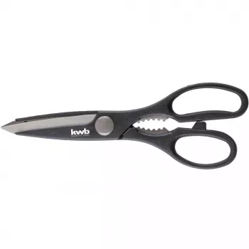 kwb 027195 yleissakset 205 mm ruostumaton teräs musta/punainen