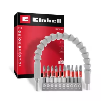 Einhell Impact Bit Pocket Box 10-osainen 118653 bittisarja 1/4 tuuma 6,3 mm PH PZ TORX