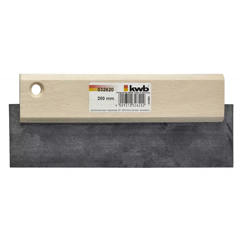 kwb 032620 saumauslasta 200 mm x 55 mm elastinen kumi puukahvalla