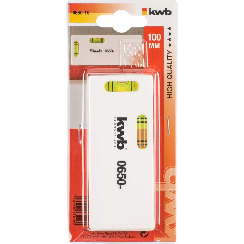kwb 065010 minivesivaaka 100 mm magneettinen alumiini