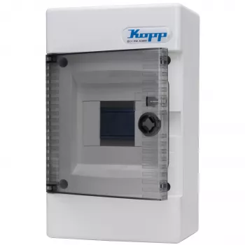 Kopp 350914040 jakokotelo, 1 rivi, 8 moduulia