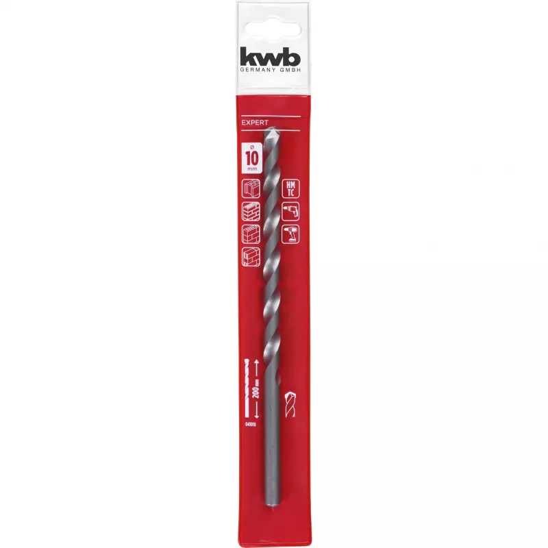 KWB 41010 kiviporanterä kierreporanterä 10 mm x 200 mm