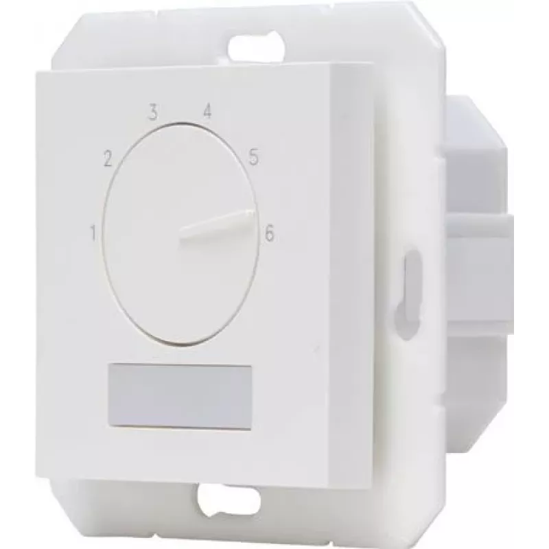 HEINRICH KOPP HK07 Basic elektroninen huonetermostaatti, 230V, 50Hz, 0°C - 40°C, IP20, puhtaanvalkoinen 296529003