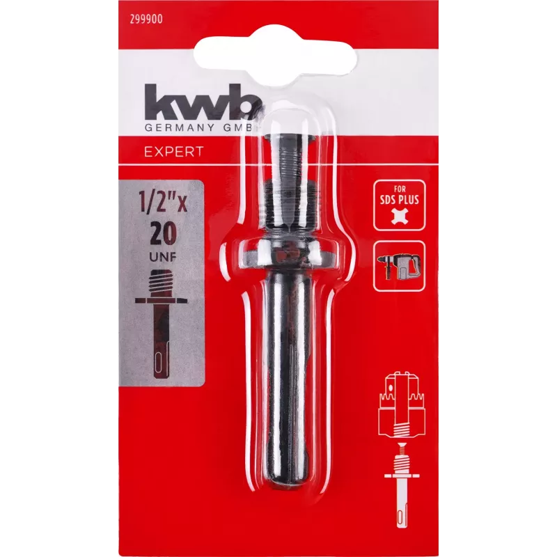 kwb SDS-plus poranistukan sovitin varsi 299900