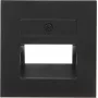 Kopp HK07-UAE peitelevy, musta matta, 1-moduuli 371750005