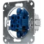 HEINRICH KOPP 508000003 uppo-sarjapainikesisäke, 250V, 10AX, IP20, alumiini