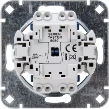 HEINRICH KOPP 508000003 uppo-sarjapainikesisäke, 250V, 10AX, IP20, alumiini