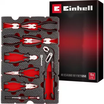 Einhell työkalusisäosa pihtisarja 9-osainen E-Case S-F (370522)