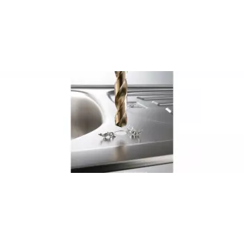 kwb 248660 HSS-R kierrep pora 6 mm DIN 338, brunattu, 1 kpl