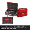 Einhell 370526 9-osainen laukkusisäosasarja E-Case, punainen/musta