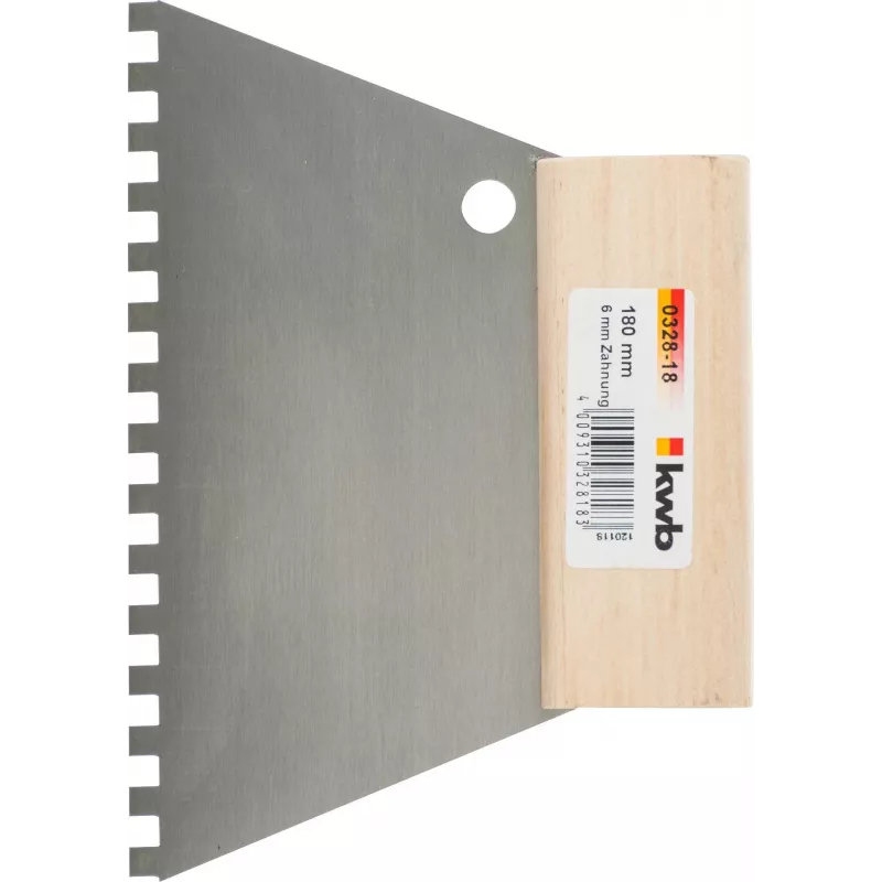 kwb 032818 hammaslasta B11 ruostumaton teräs 280 mm puukahva
