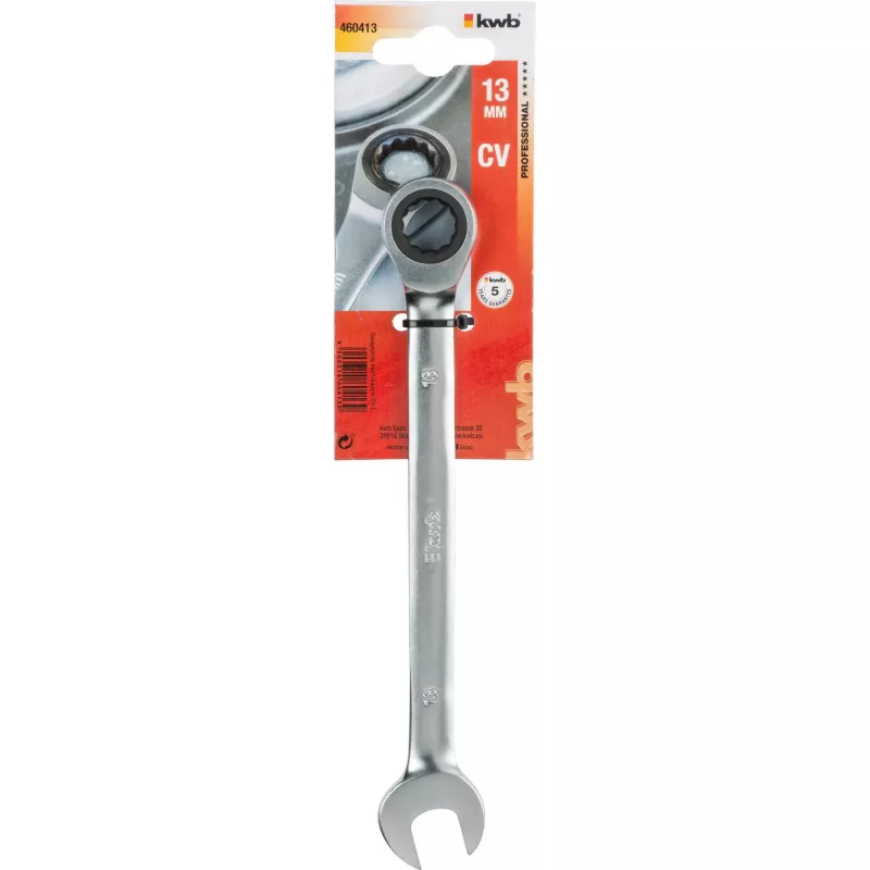 kwb 460413 kaksipäinen räikkälenkkiavain 13 mm