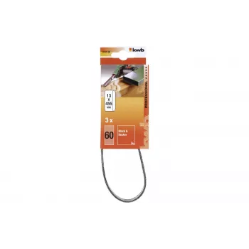 kwb 910506 hiomanauhasarja, karkeus 60, 457 mm x 13 mm, 3 kpl