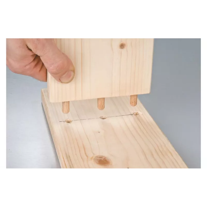 kwb pyöreät uurretut puutapit, 10 x 40 mm, 4 kpl, luonnonpuu 530210