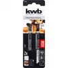 kwb 621030 Pistosahanterät puulle, hiottu, bi-metalli, 2 kpl