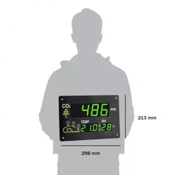 TFA Dostmann AIRCO2NTROL OBSERVER CO2-mittari - musta 31.5002