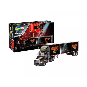 Revell 07731 AC/DC Tour Truck & Trailer “Power Up” rakennussarja 1:32