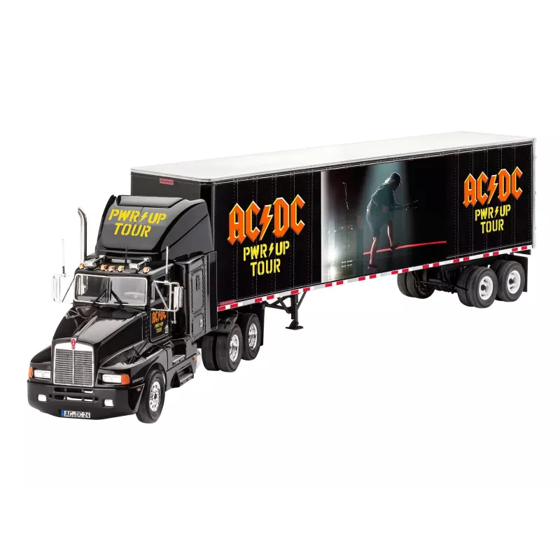 Revell 07731 AC/DC Tour Truck & Trailer “Power Up” rakennussarja 1:32