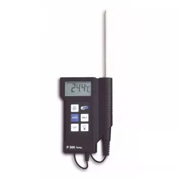TFA Dostmann 31.1020 ammattimainen digitaalinen pistolämpömittari, NTC, -40...+200 °C, ruostumaton teräsanturi, IP65