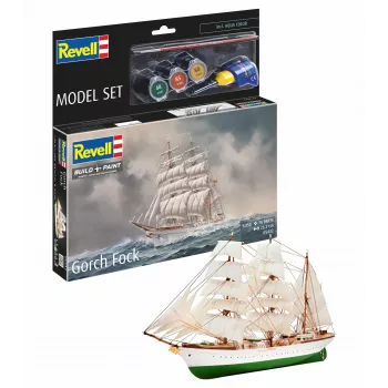 Revell rakennussarja Gorch Fock 1:200 purjealus muovirakennussarja 65432