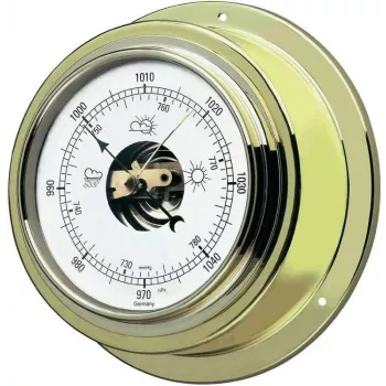 TFA Dostmann messinki-seinäbarometri 29.4010B - analoginen ilmanpainemittari sisäkäyttöön, 980-1050 hPa