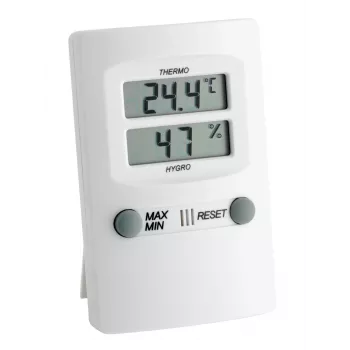 TFA Dostmann digitaalinen thermo-hygrometri valkoinen (30.5000.02)