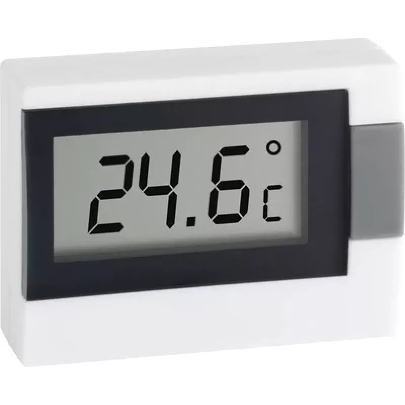 TFA DOSTMANN mini-lämpömittari, kaksoisasteikko, -30…+50 °C, valkoinen 30.2017.02