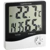 TFA Dostmann WS 5031 thermo-hygrometri kellolla, musta/valkoinen 30-5031
