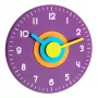 TFA Dostmann 60.3015.11 design-seinäkello, violetti, hiljainen kvartsi, 25 cm