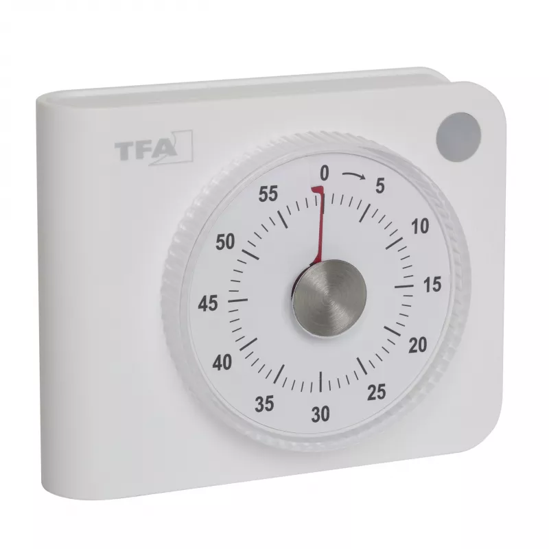 TFA Dostmann digitaalinen keittiöajastin valkoinen 38.2058.02