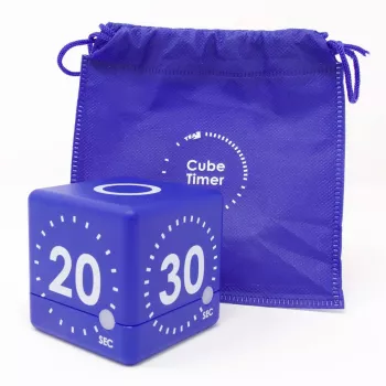 TFA Dostmann Timer CUBE digitaalinen kuutioajastin, sininen 38.2036.06