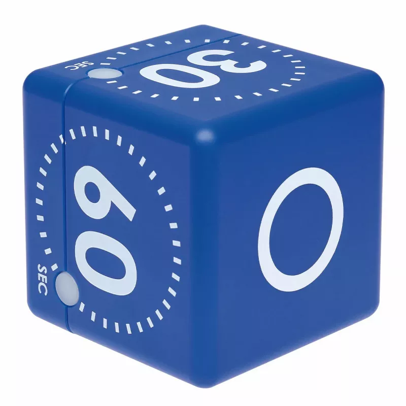 TFA Dostmann Timer CUBE digitaalinen kuutioajastin, sininen 38.2036.06