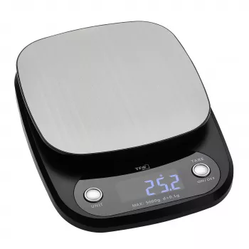 TFA Dostmann APPLE PIE digitaalinen keittiövaaka, 5 kg kapasiteetti, 1 g jako, antrasiitti 50.2005.10