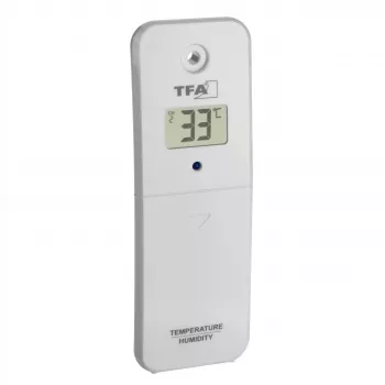 TFA Dostmann 30.3239.02 radio-ohjattu lämpö-kosteusanturi 868 MHz