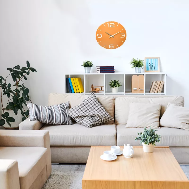 TFA Dostmann 60.3536.07 radioseinä kello 350 mm auringonkelta