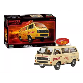 Revell Stranger Things VW T3 Bus Surfer Boy 1:24 muovinen rakennussarja 07725