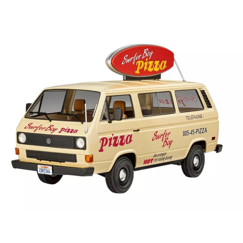 Revell Stranger Things VW T3 Bus Surfer Boy 1:24 muovinen rakennussarja 07725
