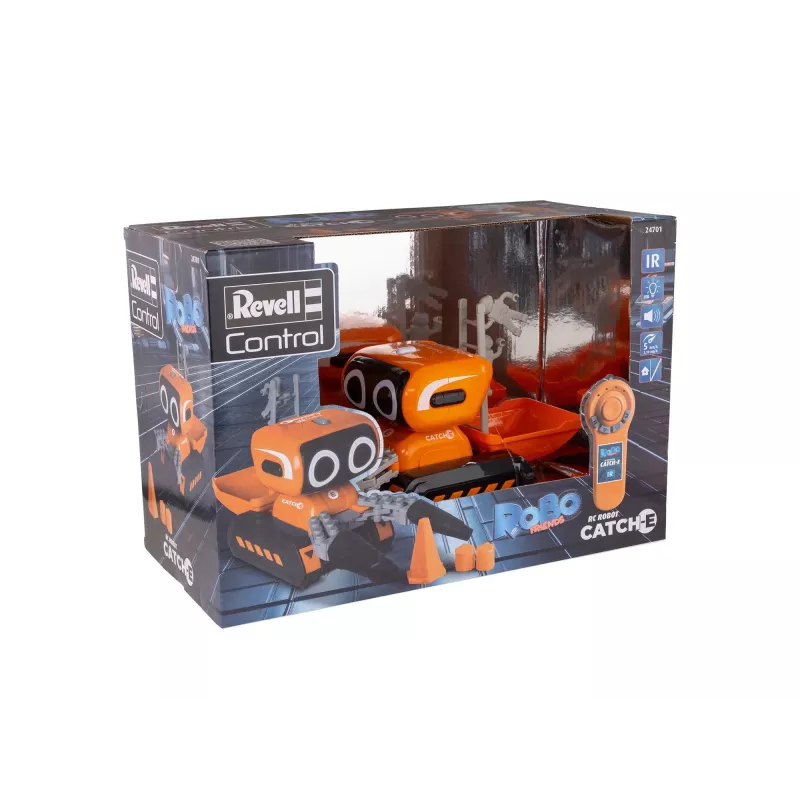 Revell RCCatch-E kauko-ohjattu robotti tarttumakädellä, 2,4 GHz, valkoinen/oranssi/musta 24701