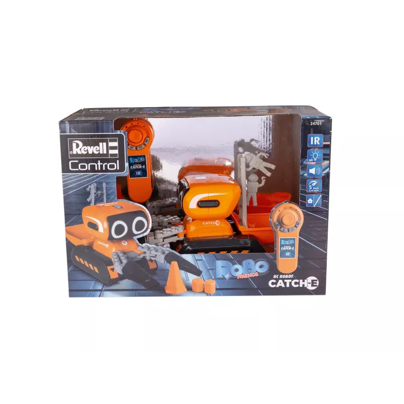 Revell RCCatch-E kauko-ohjattu robotti tarttumakädellä, 2,4 GHz, valkoinen/oranssi/musta 24701