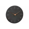 TFA Dostmann 60.3068.10 kvartsiseinä kello 25 cm liuskekivi, liukuva kellokoneisto
