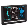 TFA Dostmann METEOCHROME radio-ohjattava sääasema väridisplaylla, 12–24 h ennuste, ulkoanturi, DCF-77-kello 35.1132.01