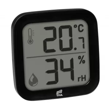 TFA Dostmann 30.3908.01 ID-A0 sisätilojen radio-lämpö-kosteusanturi, 868 MHz, lämpötila -10...+60 °C, ilmankosteus 1–99 % RH