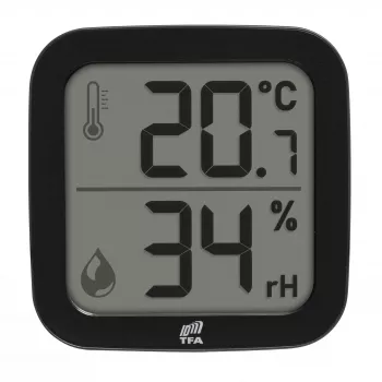 TFA Dostmann 30.3908.01 ID-A0 sisätilojen radio-lämpö-kosteusanturi, 868 MHz, lämpötila -10...+60 °C, ilmankosteus 1–99 % RH