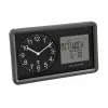 TFA Dostmann 60.3552.01 radio-ohjattava seinäkello musta